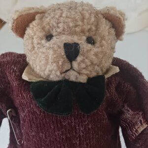 Vintage 1996 "Edmund" Teddy Tompkins Collectable Bear by Enesco